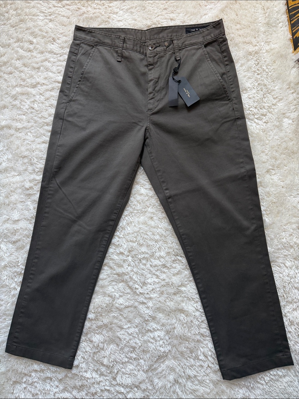 Rag & Bone Men's Dark Grey Pant